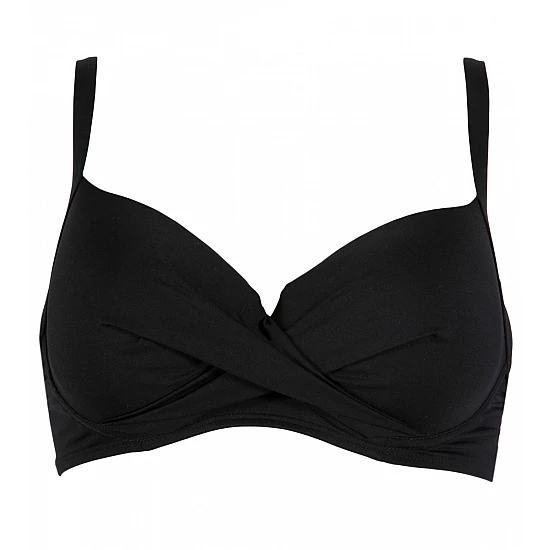 Γυναικείο μαγιό Bikini Top Μπανέλα Bluepoint 26066098D-02 D Cup Μαύρο