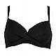 Γυναικείο μαγιό Bikini Top Μπανέλα Bluepoint 26066098D-02 D Cup Μαύρο