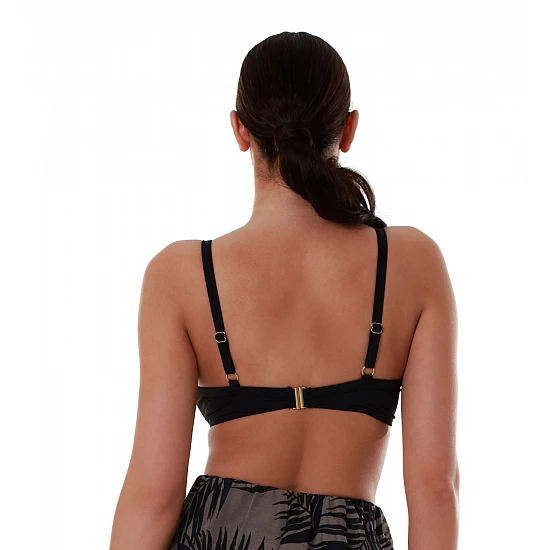 Γυναικείο μαγιό Bikini Top Μπανέλα Bluepoint 26066098D-02 D Cup Μαύρο