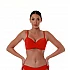 Γυναικείο Μαγιό Bikini Top Bluepoint 26066098D-07 D Cup Κόκκινο