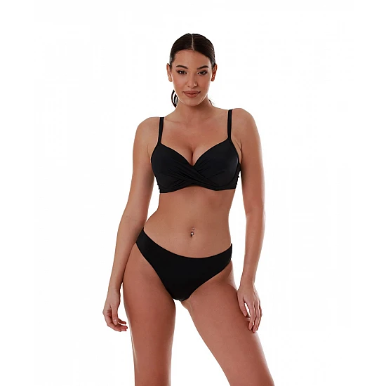 Γυναικείο μαγιό Bikini Top Μπανέλα Bluepoint 26066098D-02 D Cup Μαύρο