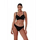 Γυναικείο μαγιό Bikini Top Μπανέλα Bluepoint 26066098D-02 D Cup Μαύρο