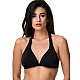 Γυναικείο Μαγιό Τρίγωνο Σταθερό bikini top BLU4U 26366082D-02 D Cup ΜΑΥΡΟ
