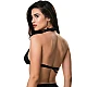 Γυναικείο Μαγιό Τρίγωνο Σταθερό bikini top BLU4U 26366082D-02 D Cup ΜΑΥΡΟ