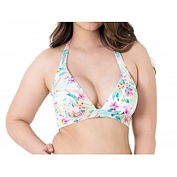 Γυναικείο μαγιό Τριγωνάκι Ενίσχυση Bikini Top KORO ISLAND DORINA D001218MI010-WH0009 Floral Λευκό 