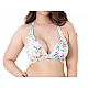 Γυναικείο μαγιό Τριγωνάκι Ενίσχυση Bikini Top KORO ISLAND DORINA D001218MI010-WH0009 Floral Λευκό 