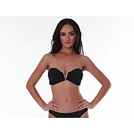 Γυναικείο μαγιό Strapless SOLIDS BLUEPOINT 25066096-02 CUP B ΜΑΥΡΟ