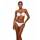 Γυναικείο μαγιό Strapless SOLIDS BLUEPOINT 26066096-01 CUP B ΛΕΥΚΟ