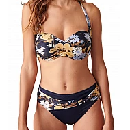Γυναικείο μαγιό Bikini Set Μπανέλα Χωρίς ενίσχυση Blu4u 22357051D-04 CUP D  
