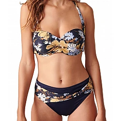 Γυναικείο μαγιό Bikini Set Μπανέλα Χωρίς ενίσχυση Blu4u 22357051D-04 CUP D  