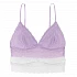 Σουτιέν Bralette Ενίσχυση Χωρίς Μπανέλα 2Pack Dorina CAIA-2PP D001152LA065-2X0147 Μωβ-Λευκό