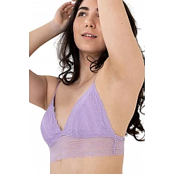 Σουτιέν Bralette Ενίσχυση Χωρίς Μπανέλα 2Pack Dorina CAIA-2PP D001152LA065-2X0147 Μωβ-Λευκό