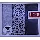 Γυναικείο Σλιπ bikini 3Pack IDER 3061-3P2201 ΓΚΡΙ-ΜΑΥΡΟ