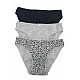 Γυναικείο Σλιπ bikini 3Pack IDER 3061-3P2201 ΓΚΡΙ-ΜΑΥΡΟ