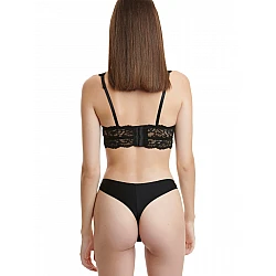 Γυναικείο εσώρουχο Δαντέλα Brazilian WALK W2042-02 Μαύρο