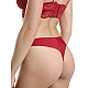Γυναικείο εσώρουχο slip Δαντέλα microfiber Brazilian WALK W2042-44 ΚΟΚΚΙΝΟ