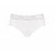 Γυναικεία slip Βαμβάκι Micro Cotton Microfibre Δαντέλα Sloggi Romance Midi 10031896-0003 ΛΕΥΚΟ