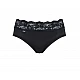 Γυναικεία slip Βαμβάκι Micro Cotton Microfibre Δαντέλα Sloggi Romance Midi 10031896-0004 ΜΑΥΡΟ