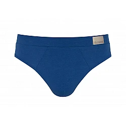 Ανδρικό εσώρουχο slip Βαμβακερό 2 PACK Εσωτερικό Λάστιχο SLOGGI GO NATURAL 10214623-M008 ΜΠΛΕ-ΜΠΛΕ