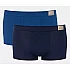 Ανδρικό Εσώρουχο Boxer Βαμβακερό 2 PACK Εσωτερικό Λάστιχο SLOGGI GO NATURAL 10214626-M008 ΜΠΛΕ-ΜΠΛΕ