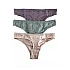 Γυναικείο Σλιπ String Viscose 3Pack IDER 3082-1-3P ΓΡΑΦΙΤΗΣ-ΜΠΕΖ-ΜΕΝΤΑ