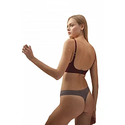 Γυναικείο Σλιπ String Viscose 3Pack IDER 3082-1-3P ΓΡΑΦΙΤΗΣ-ΜΠΕΖ-ΜΕΝΤΑ