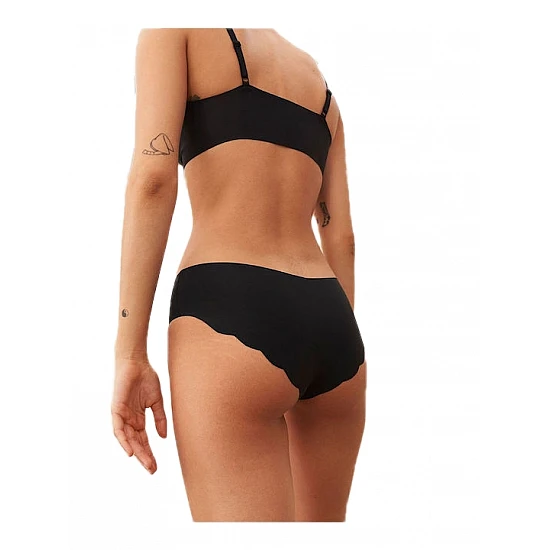 Γυναικείο εσώρουχο Slip laser cut Sloggi Zero Microfibre Hipster 10214689-0004/04 2PACK ΜΑΥΡΟ