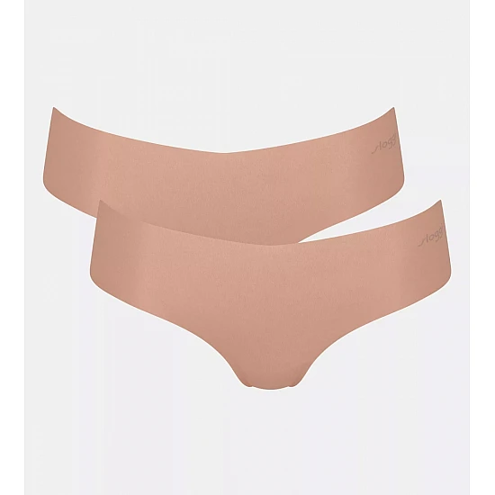 Γυναικείο Εσώρουχο Slip laser cut Sloggi Zero Modal 2.0 H Hipster 10214715-00ME 2PACK ΜΠΕΖ