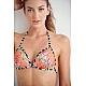 Γυναικείο μαγιό Τριγωνάκι Bikini top push up ORANGE TROPICS Blu4u 23366021-13 B Cup ΠΟΡΤΟΚΑΛΙ