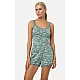 Γυναικείο Αμάνικο Φανελάκι Top Δαντέλα Fimelle Elegance TENCEL Modal Minerva 90-81841-218 KHAKI FLORAL