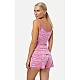 Γυναικείο Αμάνικο Φανελάκι Top Δαντέλα Fimelle Elegance TENCEL Modal Minerva 90-81841-219 CYCLAMEN FLORAL 