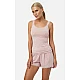 Γυναικείο Αμάνικο Φανελάκι Top Δαντέλα Fimelle Elegance TENCEL Modal Minerva 90-81841-220 PINK ZEBRA