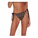Γυναικείο μαγιό Bikini Bottom με κορδόνι στο Πλάι AFRICAN OVATION GOLD Bluepoint 24065017-19 ΜΠΕΖ