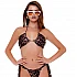 Γυναικείο Μαγιό Bikini top Bandeau Διπλής Όψεως Σούρα ANIMAL POWER Bluepoint 24066053-18 ΚΑΦΕ