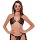 Γυναικείο Μαγιό Bikini top Bandeau Διπλής Όψεως Σούρα ANIMAL POWER Bluepoint 24066053-18 ΚΑΦΕ