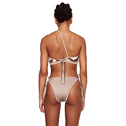 Γυναικείο μαγιό Bikini Bottom με κορδόνι στο Πλάι CHAMPAGNE COCKTAIL BRAZILIAN Bluepoint 24065144-47 ΜΠΡΟΝΖΕ