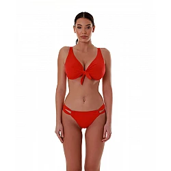 Γυναικείο Μαγιό Bikini Top με Μπανέλα SOLIDS Bluepoint 25066100D-07 D Cup ΚΟΚΚΙΝΟ