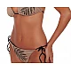 Γυναικείο Μαγιό Slip Bikini Bottom με κορδόνι στο Πλάι SANDY BEACH BRAZILIAN Bluepoint 24065021-19 ΜΠΕΖ ΔΕΡΝΑΤΙ