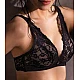 Σουτιέν Bralette με δαντέλα και χωρίς μπανέλα SieLei 2678 B CUP -ΜΑΥΡΟ