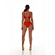 Γυναικείο Μαγιό Bikini Bottom Slip Φαρδύ πλαϊνό Σούρα  Solids BLUEPOINT 26065095-07 ΚΟΚΚΙΝΟ