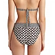 Γυναικείο ψηλόμεσο μαγιό Με Μπάσκα Φάσα Bikini Bottom SHELLS BLU4U 24365055-02 ΜΑΥΡΟ