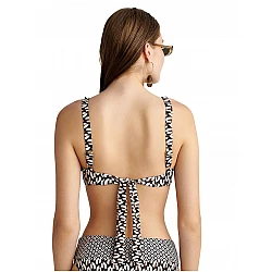 Γυναικείο Μαγιό Τρίγωνο Σταθερό Ενίσχυση bikini top SHELLS BLU4U 24366055D-02 D Cup ΜΑΥΡΟ