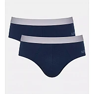 Ανδρικό Εσώρουχο slip Βαμβακερό 2 PACK Εξωτερικό Λάστιχο SLOGGI MEN GO ABC 2.0 H BRIEF 2P 10217761-00RA ΜΠΛΕ