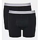 Ανδρικό Εσώρουχο Boxer Μποξεράκι Βαμβακερό 2 PACK Εξωτερικό Λάστιχο SLOGGI MEN GO ABC 2.0 H SHORT 2P 10217769 - 0004 ΜΑΥΡΟ