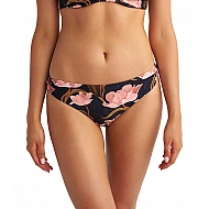 Γυναικείο Μαγιό Χαμηλόμεσο Bikini bottom PINK BLOOMS BLU4U 24365207-02 ΜΑΥΡΟ-ΡΟΖ