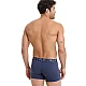 Ανδρικό βαμβακερό εσώρουχο Boxer 2Pack εξωτερικό λάστιχο Walk W1755-0312 ΜΠΛΕ ΓΚΡΙ