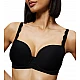 Σουτιέν TRIUMPH Μπανέλα Ενίσχυση CUP C-D Amourette WP 10214770 - 0004 ΜΑΥΡΟ