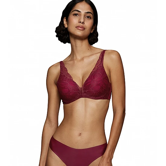 Σουτιέν TRIUMPH Μπανέλα Ενίσχυση CUP C-D BODY MAKE-UP ILLUSION LACE WP 10219710-00EW-EW WOODROSE
