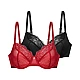 Σουτιέν Χωρίς Ενίσχυση Μπανέλα 2 PACK MACIE CUP D Dorina FXWB0061LA159-2X0399 Κόκκινο-Μαύρο