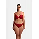 Σουτιέν Ενίσχυση Μπανέλα 2 PACK FLORIE-2PP LIGHT PADDED DEMI 3/4 CUP D Dorina FXTT0041LA088-2X0404 ΚΟΚΚΙΝΟ-ΜΠΕΖ